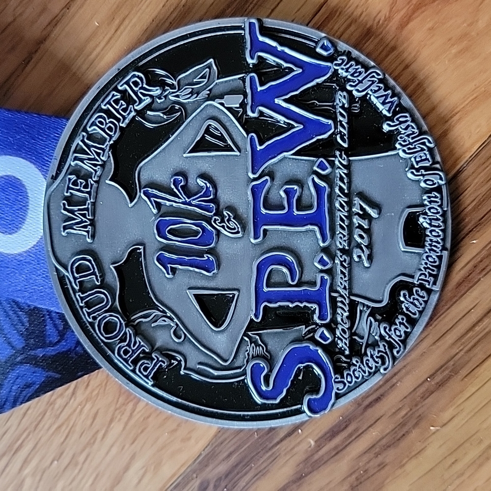 2017 Harry Potter Hogwarts Running Club 10k & S.P.E.W. medal